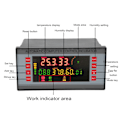 Miniatyrbilde 8 av 8: XM‑18 Automatisk Inkubator Temperaturregulator LED Fargeskjerm Temperaturkontrollutstyr 160‑220V