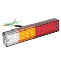 Miniatyrbillede 4 af 8: Par 12V 20LEDs Rektangulære Trailer Baglygter Vandtætte Bagside Markeringslys til RV Truck Camper