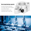 Miniatyrbild 8 av 8: 4 st Railstyrningsstöd Aluminiumlegering Linjär Rörelse Railskaftfäste för Precisionsutrustning SHF25