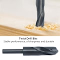 Miniatyrbillede 6 af 8: Reduceret Skaft Bor Bits HSS Twist Straight 1/2in Skaft Borværktøj 24.5mm Sort