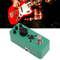 Miniatyrbild 1 av 8: Elektrisk Gitarr Effektpedal Rattjustering Gain Distortion Gitarrpedal Ersättning Grön DC 9V