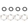 Pikkukuva 3 / 8: 4 Sarjaa Esijohdotettuja Pyöreitä LED-valoja Vedenkestäviä 2-värisiä Indikaattoreita Yhteinen Katodi 10mm 3-6V (Punainen ja Keltainen)