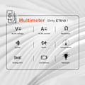 Miniatyrbillede 7 af 8: ET616 Netværkskabels Tester Multimeter Multifunktionel Linjefinder med LCD Skærm til Kabelsortering Netværksvedligeholdelse Sortering Telefonledning