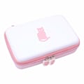 Miniatyrbild 2 av 7: Rosa Sakura Design Resväska för Nintendo Switch, Vattentätt Material och Tumgrepp ingår för Säker och Stilfull Gaming På Språng