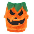 Miniatyrbillede 2 af 8: Halloween Hundetrøje Sød Græskar Spøgelser Blød Elastisk Kæledyr Cosplay Tøj til Små og Mellemstore Hunde Katte Orange L