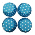 Miniatyrbillede 1 af 5: Bageforme med Polkaprikker, Fedtafvisende Bageforme Mini Muffinsforme Søde Dekorative Papirforme, Ovnfaste Cupcakeforme til Fest