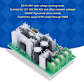 Miniatyrbillede 7 af 8: Motorhastighedsregulator Switch PWM Elektronisk Guvernør Høj Effekt Drevmodul DC10‑60V 20A
