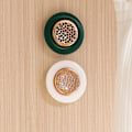 Miniatyrbild 6 av 8: Solid Luftfräschare, Modern Design Aromaterapi Deodoranter, Enkel Installation Ingen Borrning Grön Diffuser För Badrum Skoskåp Långvarig