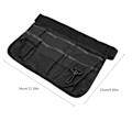 Miniatyrbillede 1 af 2: 34 x 23 cm Holdbar Vandafvisende Canvas Elektriker Rulle Op Hardware Værktøjs Opbevaringspose