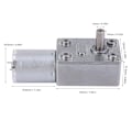 Pikkukuva 1 / 2: Mikrotyyppinen DC-nopeudenvaihtomoottori, suuri vääntömomentin matovaihteisto, 24V (150RPM)