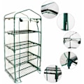 Miniatyrbild 3 av 5: Bärbara Trädgårdshyllor, Förläng Växtsäsongen med Klar PVC-överdrag, Kraftigt Transparent Överdrag för Inomhus- och Utomhusväxter, Säsongsväxt