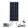 Miniatyrbild 4 av 5: Solenergi Kompanjon: Portabel Solpanel För Utomhusutrustning, Dubbel Usb Hög Hållbarhet 10W 18V Polykristallin Silikonmodul, Snabbladda Din