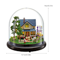 Miniatyrbild 6 av 8: DIY Handgjorda Byggnader Minihus Kit med LED-lampor Jul- och Födelsedagspresenter Heminredning #1