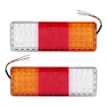 Miniatyrbillede 2 af 2: 2 stk. Trailer Truck Baglygte Baglygte Indikatorlampe 75LED Høj Lysstyrke Vandafvisende
