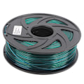 Miniatyrbillede 2 af 2: 3D Printer Filament Lang PLA Transparent Grøn Printmateriale Forbrugsvarer 1.75mm 1KG