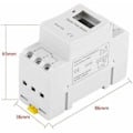 Miniatyrbild 2 av 5: Enkel Digital Timer, Designad för Veckovis Elektronisk Tidsstyrning, Kraftig Konstruktion för Orubblig Prestanda, Automatisk Felkorrigering