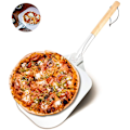 Miniatyrbild 3 av 8: Professionell Pizzaspade För Autentisk Presentation, Rostfritt Stål Pusher För Enkel Pizzahantering