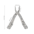 Miniatyrbillede 3 af 5: Multifunktionel Foldbar Tang Flaskeåbner Skruetrækker Tråd Cutter Udendørs Udstyr