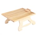Miniatyrbild 1 av 5: Soffa Armstöd Clip Bord Vikbart Trä Armstöd Clip På Brickbord med Telefonhållare för Soffor Recliner Rektangulär