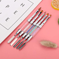Miniatyrbillede 1 af 2: 5 stk Dobbeltsidede Neglekunst Pensler Manicure Maling Neglelak Mixer Værktøj