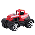 Miniatyrbillede 8 af 8: 1:64 Legering Bilmodel Høj Simulation Ingeniørbil Børnebil Model Legetøj Rød