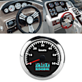 Miniatyrbild 1 av 8: 3-i-1 GPS-varvräknare COG TRIP-display 60 knop IP67 Vattentät för bilar, lastbilar, båtar Svart urtavla