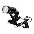 Miniatyrbillede 2 af 2: 220V Sort 5 stk LED Plant Grow Indendørs Justerbar Vækstlampe med Klemme (Sort 5LED)