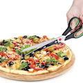 Miniatyrbild 5 av 6: Mångsidig Pizzasax, Non-Stick Inbyggd Serveringsspatel Vassa Rostfria Blad Ergonomiskt Mjukt Grepp Köksredskap för Brett Användningsområde