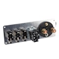 Miniatyrbild 8 av 8: 5-i-1 12V LED Tändningsbrytarpanel med Startknapp för Racingbil RV Lastbil Blå