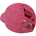 Miniatyrbillede 2 af 7: Dame Criss Cross Ponytail Baseball Cap Justerbar Høj Messy Bun Ponycap Hurtigtørrende Hat