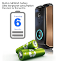 Miniatyrbillede 4 af 8: 1080P HD Wifi Videodørklokke PIR Telefonstyring Intercom Smart Dørklokke (Ingen Dingdong)