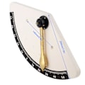 Miniatyrbillede 4 af 5: Marin Klinometer Niveau Inclinometer Vinkel Finder Instrument til Skibe Både Yachter RV'er