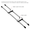 Miniatyrbillede 8 af 8: Dørhulåbner Lokator Aluminium Legering Præcis Træ Dørkarm Hulåbner Sporemaskine Positioneringsform
