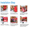 Miniatyrbilde 6 av 8: 2 stk Spilljoystick Følsom Nøyaktig Styring Slitesterk Joystick-utskifting for SWITCH