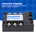Miniatyrbillede 3 af 5: 3-Fase SSR DC-Styring AC 480V 25A Solid State Relay Industrielt Udstyr SSR-3/032-4825A