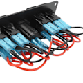Pikkukuva 4 / 8: 4-in-1-yhdistelmäkytkentäpaneeli, kaksi USB-laturia, LED-jännite-näyttö, sopii UTV:lle, ATV:lle, kuorma-autolle, perävaunulle, busseille, jahdeille ja veneille