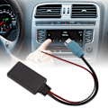 Miniatyrbillede 1 af 8: Bil Bluetooth 5.0 AUX Audio Kabel Adapter til ALPINE KCE 237B CDE101E 102E 105E 117E