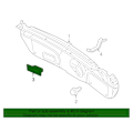 Miniatyrbilde 8 av 8: 2 stk Svarte Innvendige Baklukehåndtak Trim GJ6A 68 966 Erstatning For Mazda 3 5 CX‑5 CX‑7 RX‑8