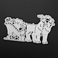 Miniatyrbillede 1 af 2: 1 stk. Nytt Kulstofstål DIY Papirklipningskort Skærende Dør Embossing Håndværk Gaver Hjorte (034)
