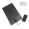 Pikkukuva 7 / 8: 20W 18V Aurinkopaneeli Tukee 5V USB 18V DC TYPE C Ulostuloa Latautuva Aurinkopaneeli Power Bank Autolle Moottoripyörälle