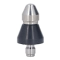 Miniatyrbillede 2 af 8: Trykvaske Turbo Dysespids Spids 5000PSI Mini Kompakt Rustfrit Stål Turbo Dysespids til Udskiftning Mellemste Hoved Bag 6 Huller 1/4in NPT