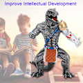 Miniatyrbillede 1 af 2: Solid Dinosaur Figur Simulation Dinosaur Modeller Legetøj Uddannelsesmæssigt Legetøj Ornamenter Gave til Børn Dinosaur Figur Legetøj