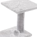 Miniatyrbilde 5 av 8: Kattestre Spacious Space Multi Layer Kattenskrape Tårn Lekeutstyr med Hengende Plysjball for Alle Sesonger