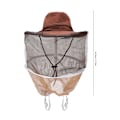 Miniatyrbillede 1 af 3: Tyk Åndbar Biavl Cowboy Hat Bi Insekt Net Slør Hovedbeskytter Biavl Kasket