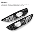 Miniatyrbilde 7 av 8: Frontfanger Grill for tåkelys 4L0807675C Svart Frontfanger Grill Erstatning for Q7 2009‑2015