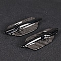 Miniatyrbillede 8 af 8: 2 stk./sæt Kulfiber Sidemarkør Luftventil Dæk Trim Udskiftning til M2 F87 2015‑2020