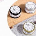 Miniatyrbillede 8 af 8: Duftlys Soyavoks Røgfrit Aromaterapi Lys til Stue Soveværelse Spisestue Badeværelse Blå Vindklokke med Sølvæske