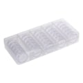 Miniatyrbild 2 av 5: 25 st/förpackning Transparenta Nagelkonst Dekorationer Förvaringslåda Sekvenser Glittrar Tillbehör Organizer