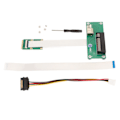 Miniatyrbild 2 av 8: Mini PCIE till PCIE Express 8X Förlängningssladd USB Riser-kort med Magnetisk Pad Höghastighets FPC-kabel Horisontell Montering