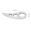 Miniatyrbillede 6 af 8: Gua Sha Værktøj Rustfrit Stål Skrabning Massage Muskelafslappende Værktøj 7x3cm til Fod Ankler Ben